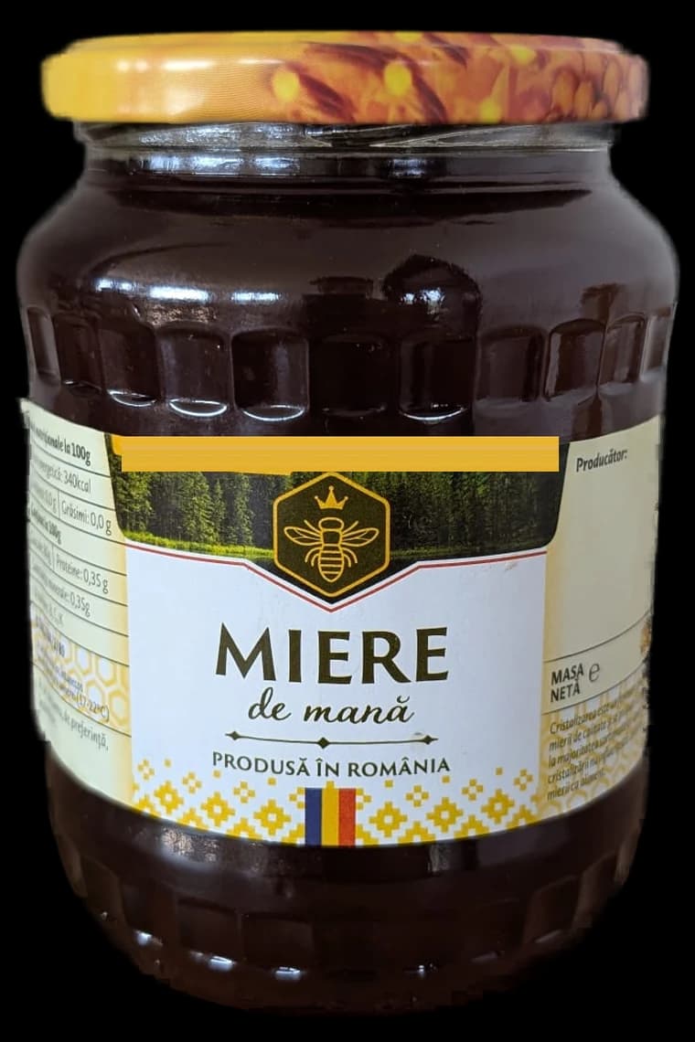 Miere de Mană naturală, recoltată manual — Fagurul de Aur